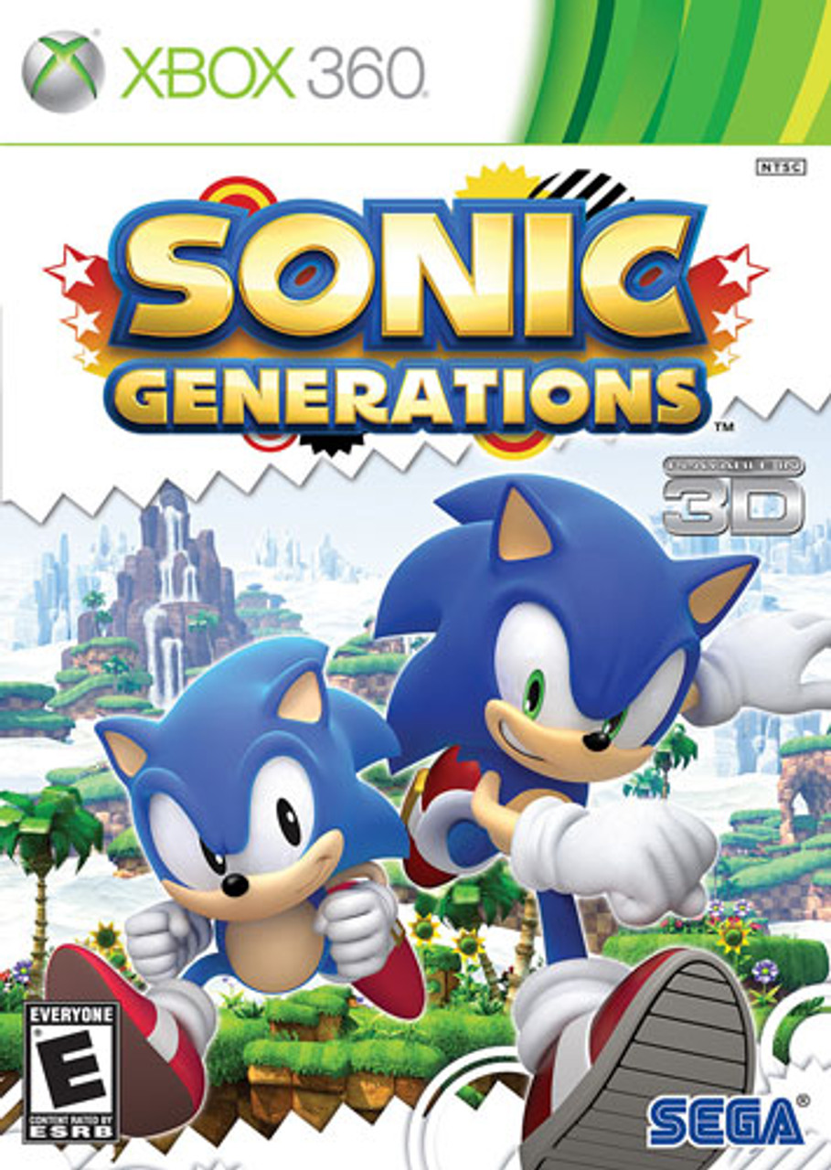 Sonic Generations Xbox 360 Game For Sale